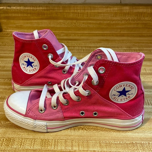 Converse Shoes - Converse Chuck Taylor Pink ColorBlock Tri Color Wm size 7/ Mens 5